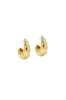 White B.O INORA earrings by Jessica K featuring elegant design, displayed on a neutral background.