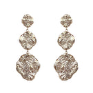 Silver B.O Zuri earrings by Jessica K featuring sleek, modern design with polished finish and secure stud backing.