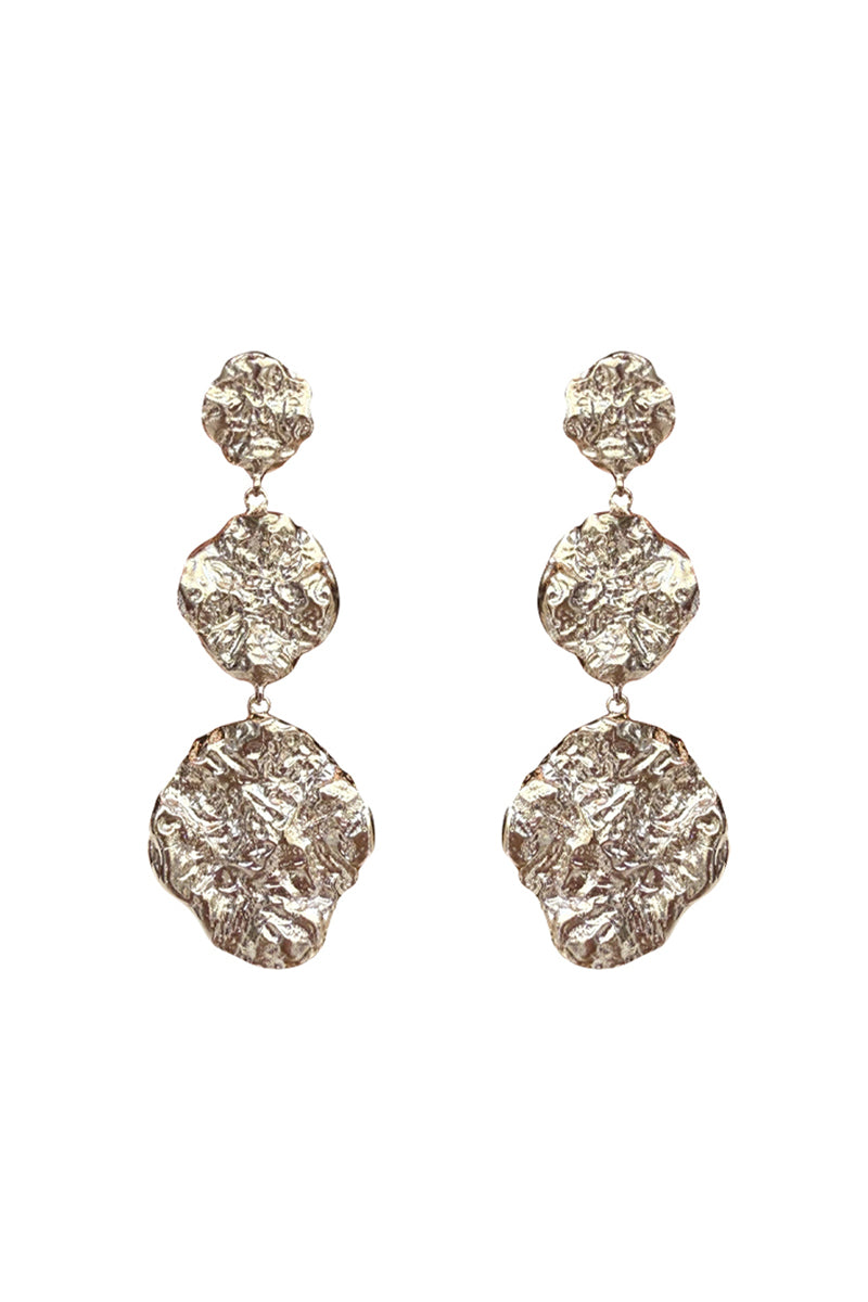 Silver B.O Zuri earrings by Jessica K featuring sleek, modern design with polished finish and secure stud backing.