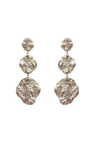 Silver B.O Zuri earrings by Jessica K featuring sleek, modern design with polished finish and secure stud backing.