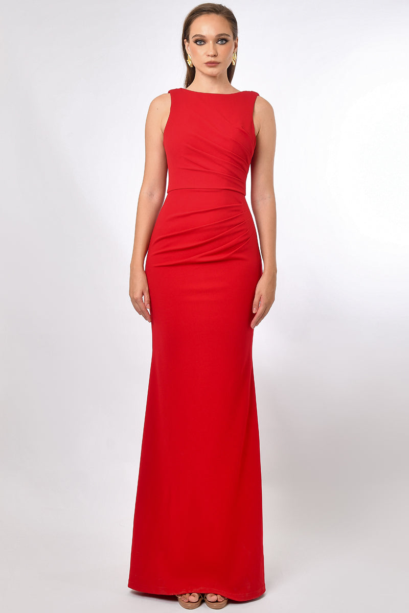 MARTHA COWL BACK GOWN - CULT MIA