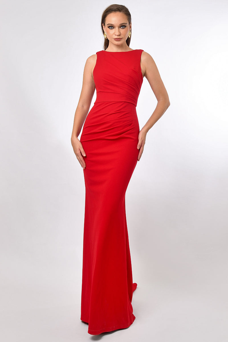 MARTHA COWL BACK GOWN - CULT MIA