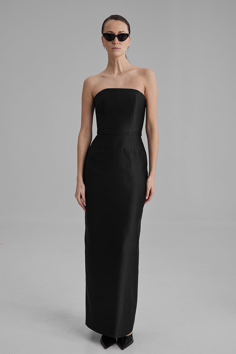 GIGI BLACK MAXI DRESS - CULT MIA