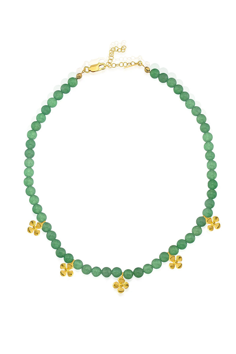 BAMBI NECKLACE IN ALGAE GREEN