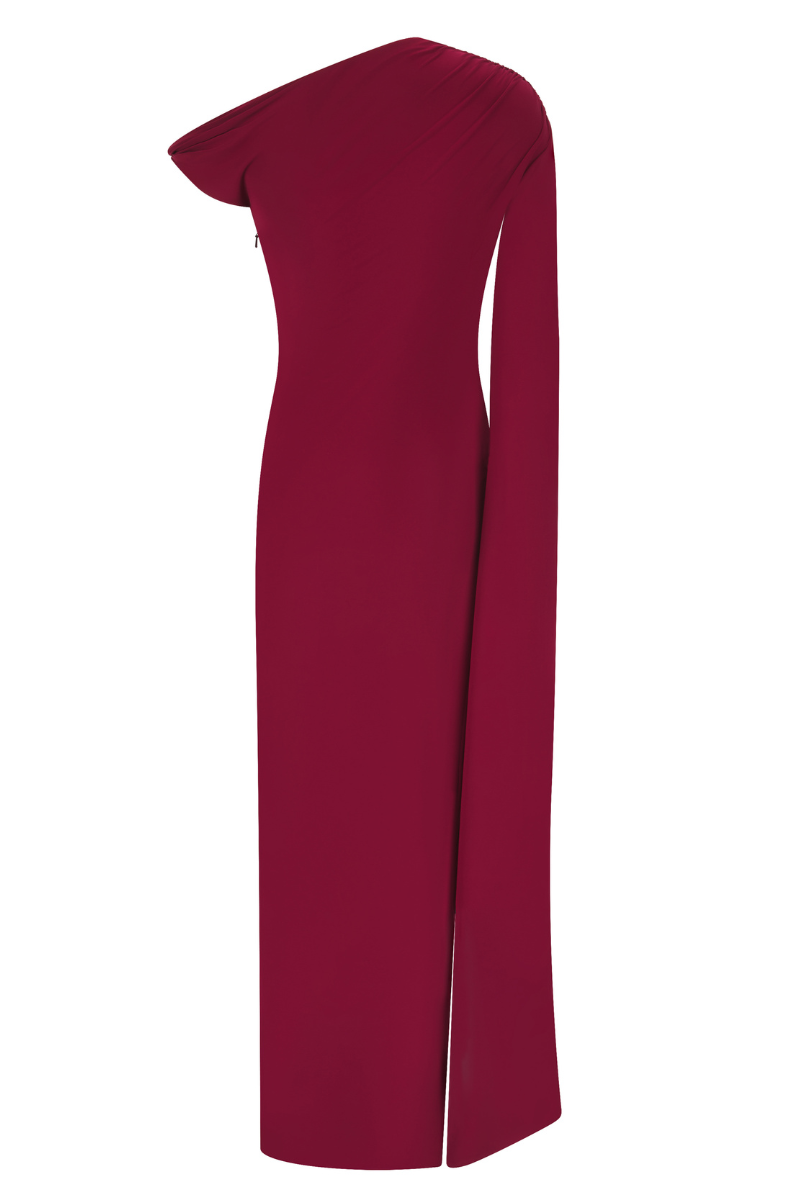 BEGONIA MIDAXI DRESS IN RED - CULT MIA