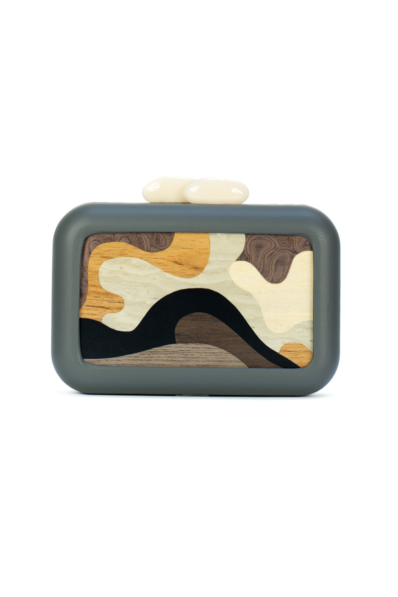 SIMETRIS BURLE
MARX GREY CLUTCH - CULT MIA