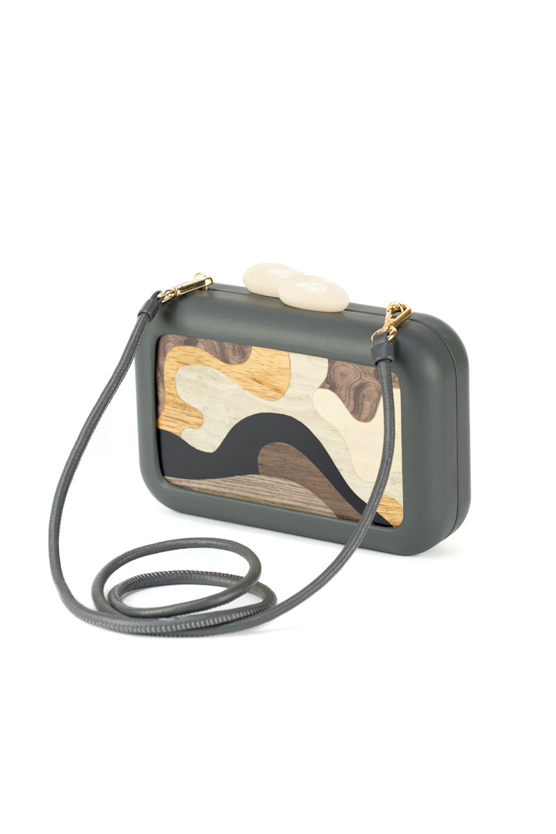 SIMETRIS BURLE
MARX GREY CLUTCH - CULT MIA