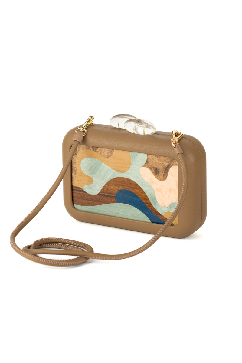 SIMETRIS BURLE
MARX TAUPE CLUTCH - CULT MIA