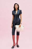 Jenny K Tran Bradford shorts in a casual fit, featuring a stylish design and comfortable fabric, perfect for summer wear.