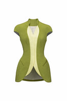 Jenny K Tran Bruton blazer jacket in stylish design, tailored fit, perfect for professional or casual wear.
