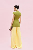 Jenny K Tran Bruton blazer jacket in tailored style, shown in a sleek, professional design with lapels and structured fit.