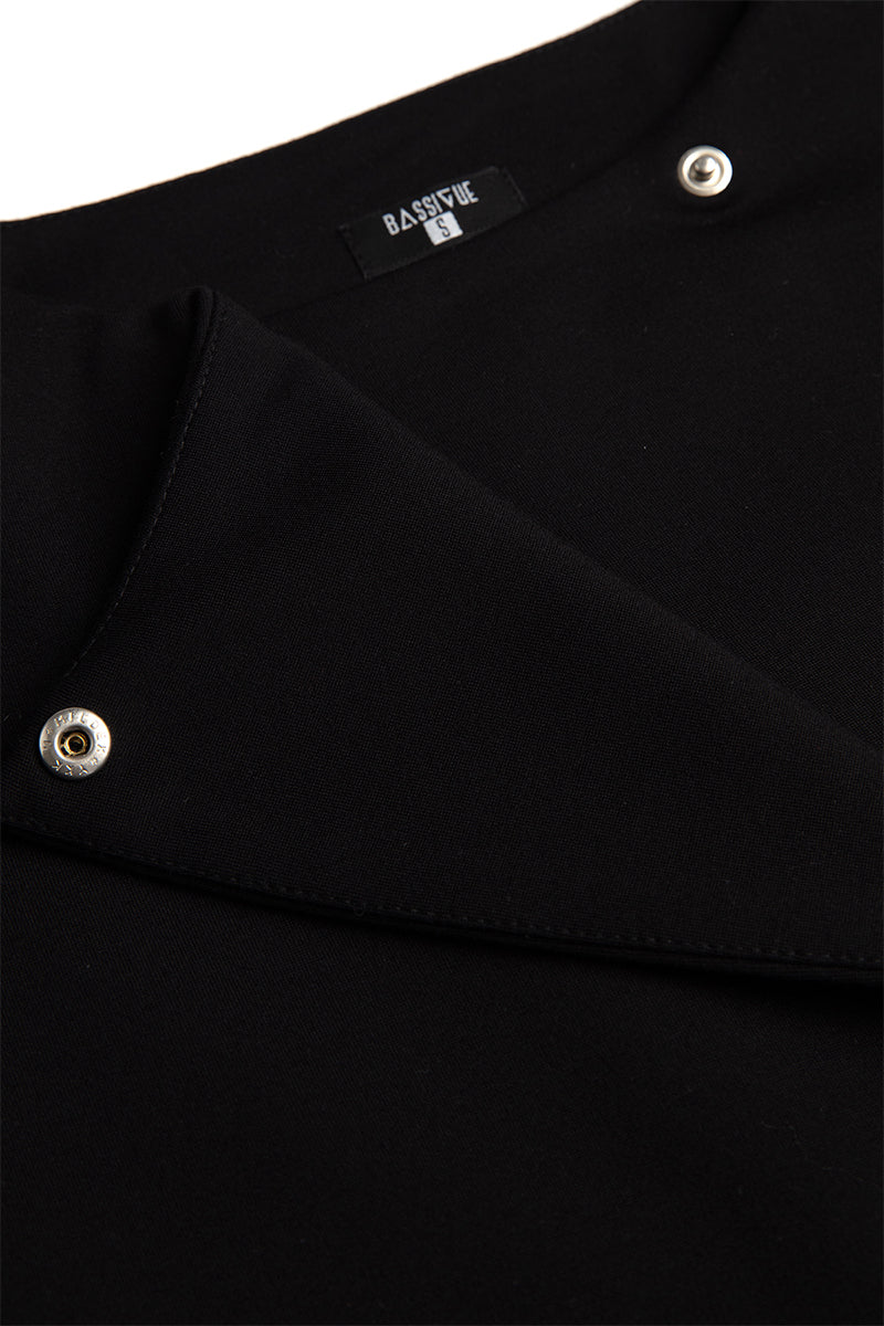 CROSS BUTTON JERSEY JACKET - CULT MIA