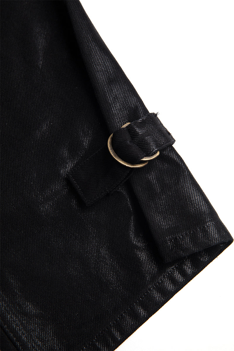 METALLIC CARGO PANTS - CULT MIA