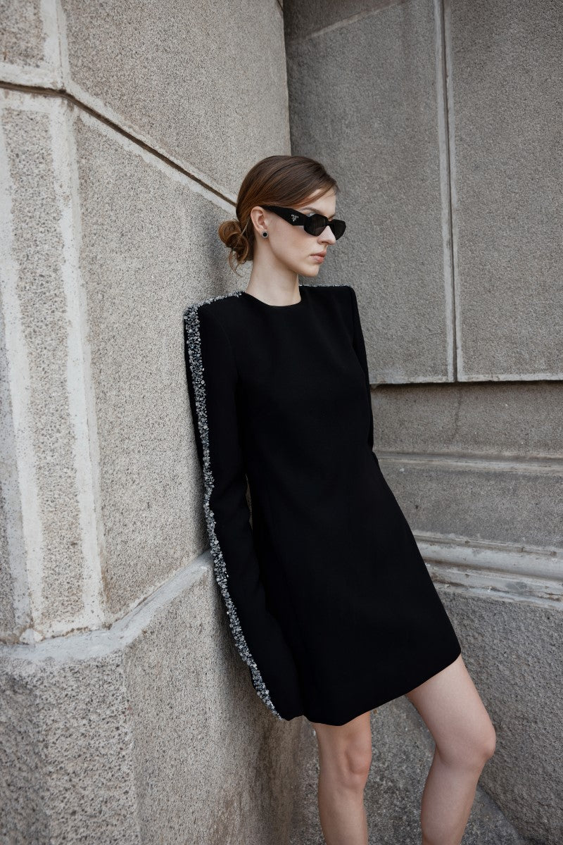 CLIFFORD BLACK MINI DRESS - CULT MIA