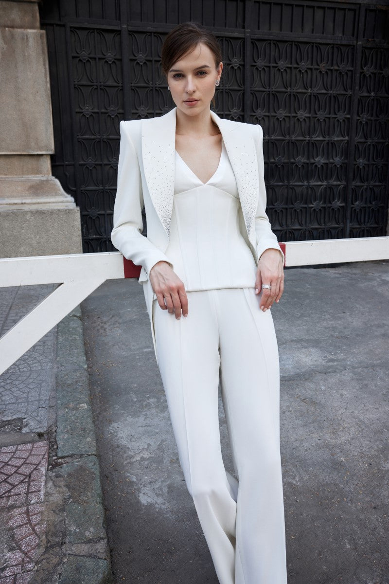 WINDSOR WHITE JACKET - CULT MIA