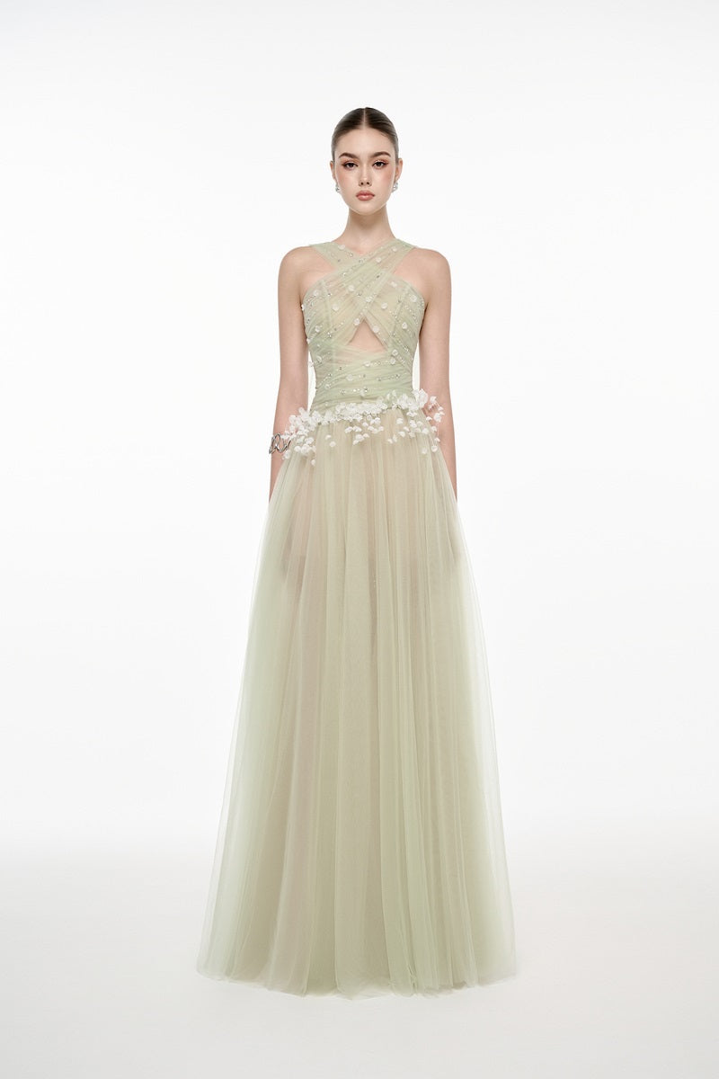 LYRA DRESS IN MINT