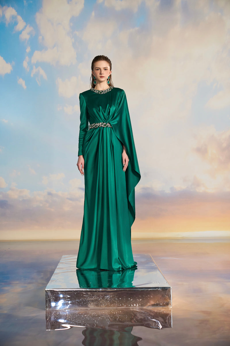 AURELIA SILK SATIN FLARED MAXI DRESS | CULT MIA | 21Six AURELIA SILK SATIN FLARED MAXI DRESS | CULT MIA | 21Six