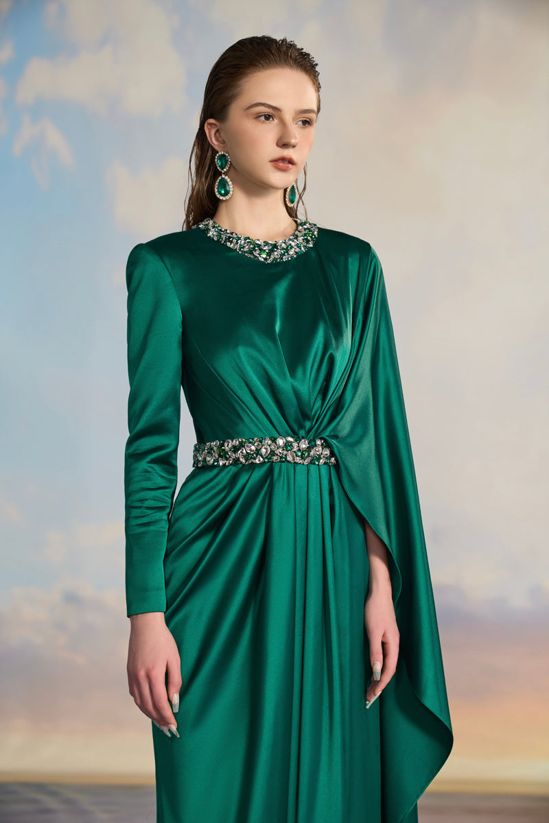 21SIX Aurelia Silk Satin Flared Maxi Dress | Cult Mia 21SIX Aurelia Silk Satin Flared Maxi Dress | Cult Mia