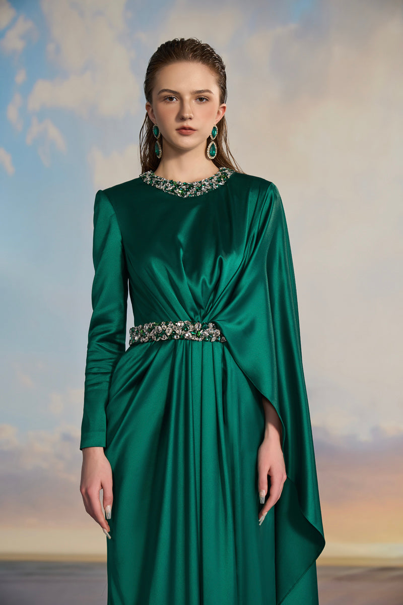 AURELIA SILK SATIN FLARED MAXI DRESS | CULT MIA | 21Six AURELIA SILK SATIN FLARED MAXI DRESS | CULT MIA | 21Six