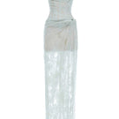 Baby blue Mara gown by Montsand, soft fabric with delicate detailing, perfect for special occasions or formal events.
