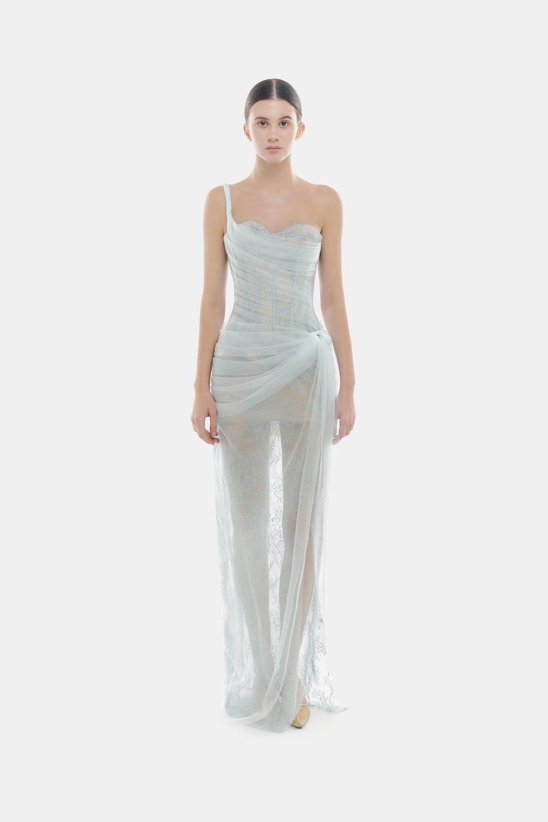 NUDE DRAPED RUCHED JERSEY DRESS | CULT MIA | Montsand NUDE DRAPED RUCHED JERSEY DRESS | CULT MIA | Montsand