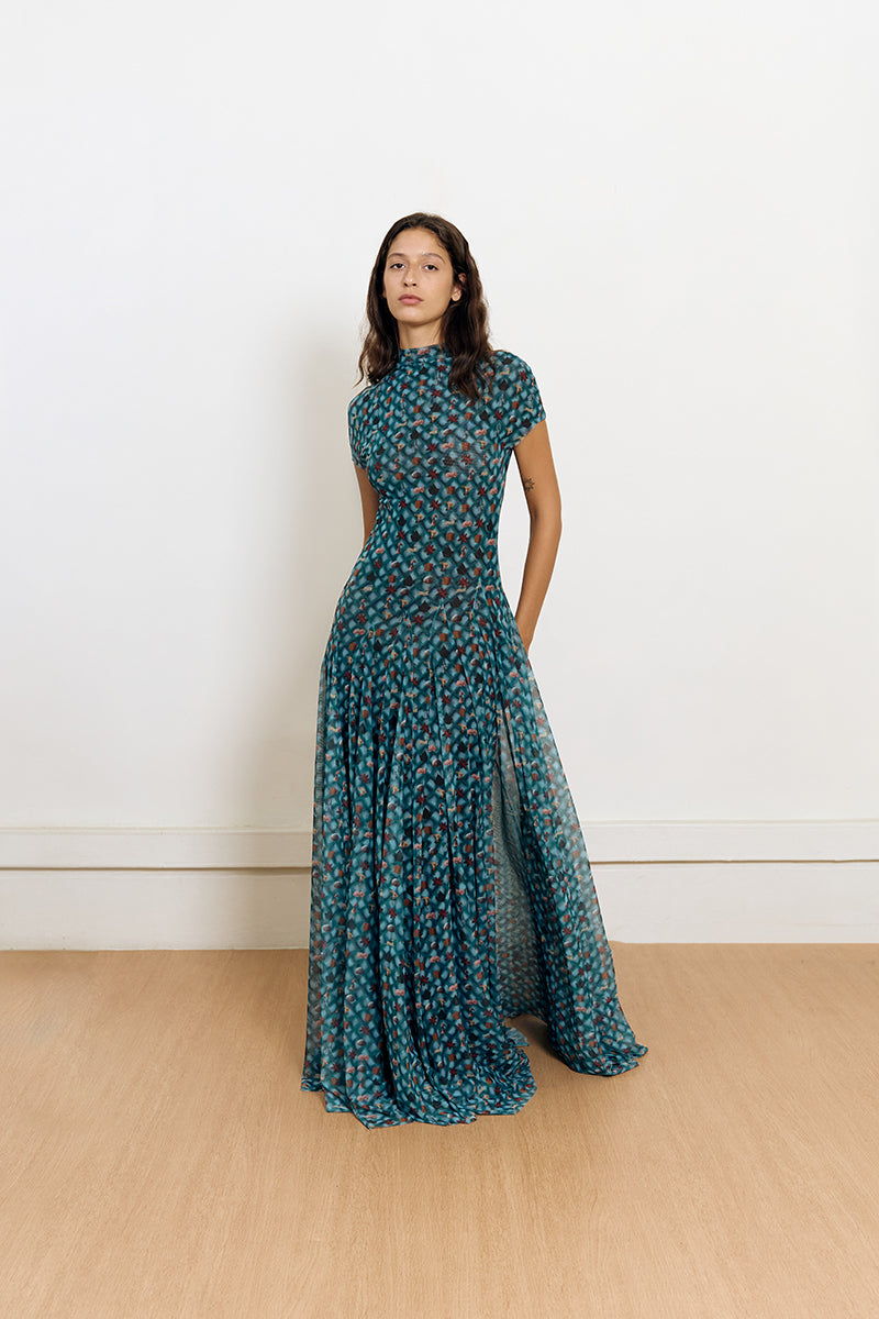 BAKLAVA DRESS IN BLUE - CULT MIA