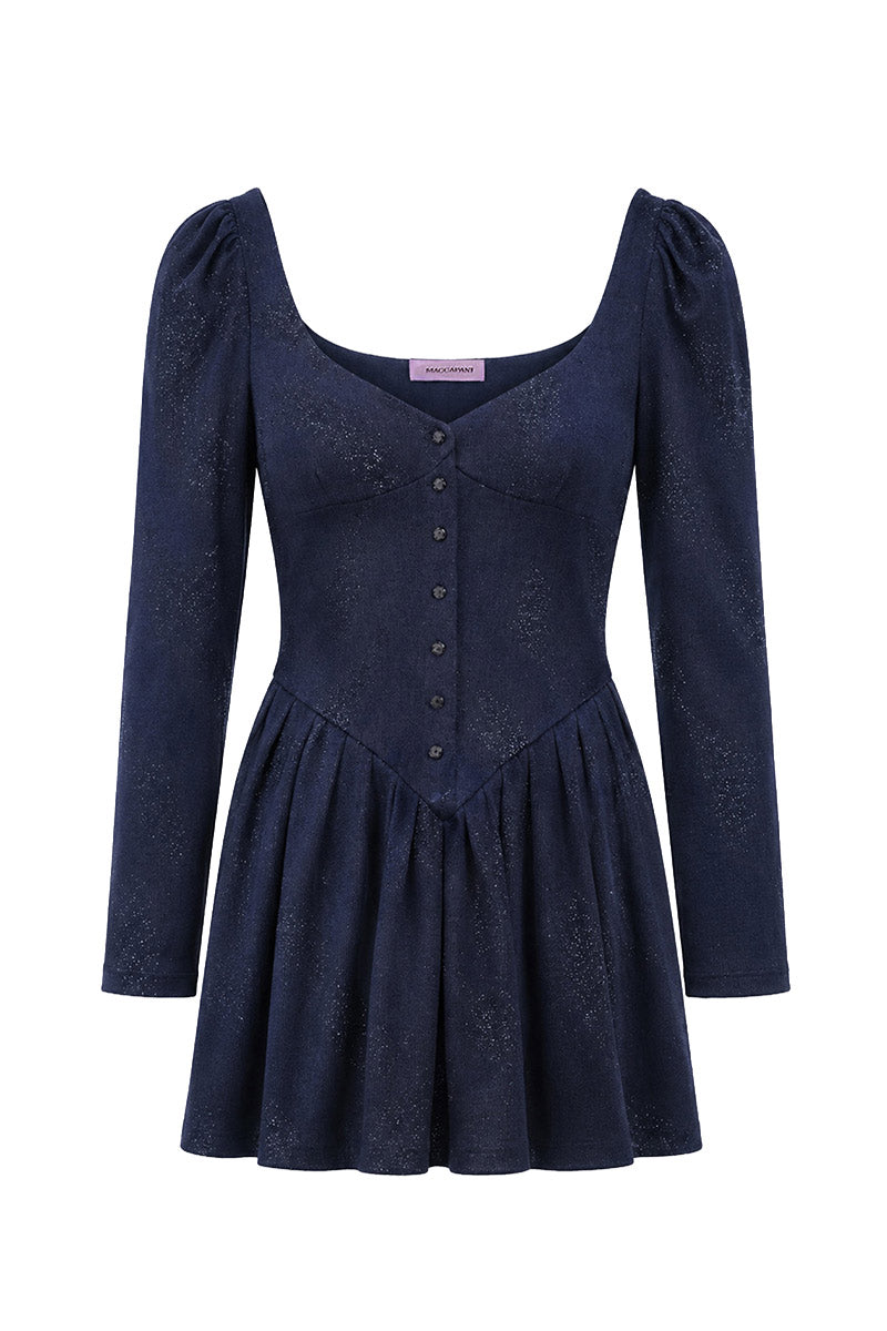 BALLERINA DRESS IN NAVY