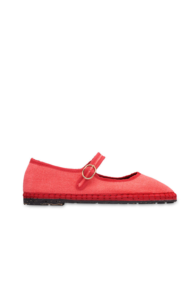 Flabelus Barbara flats in neutral color, stylish slip-on footwear with pointed toe and minimal design.