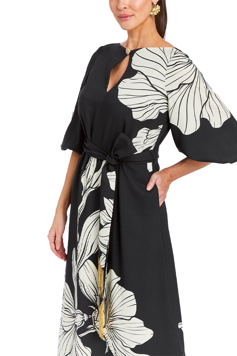 BARI MIDI IN BLACK IVORY - CULT MIA