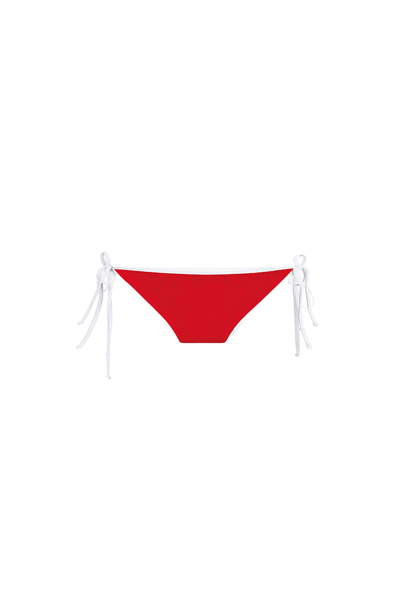 Verdelimon BANES cherry bikini bottom shown from the back, featuring a stylish design and vibrant cherry print.
