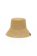 Beige bucket hat from LE SH KA featuring a casual, wide-brim design perfect for sun protection and stylish outdoor wear.