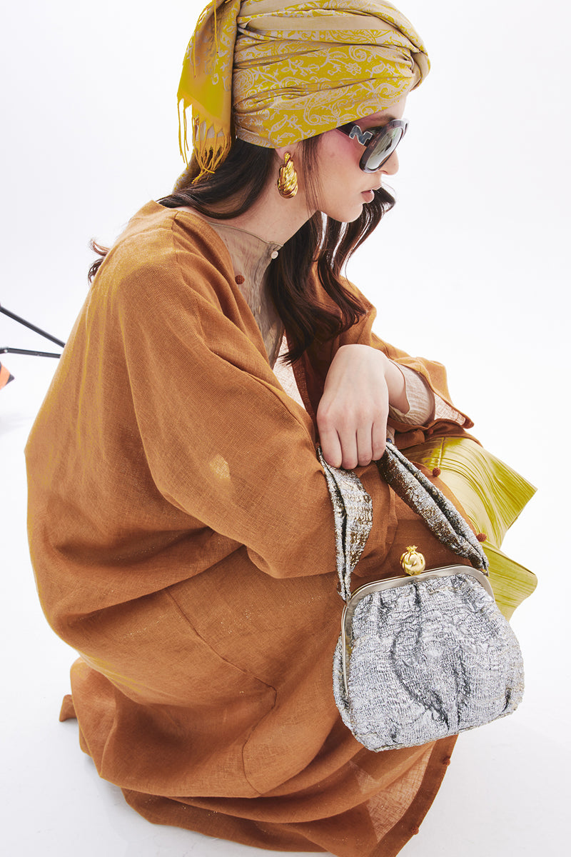 POMEGRANATE ON AURORA BELLA SHOULDER BAG - CULT MIA