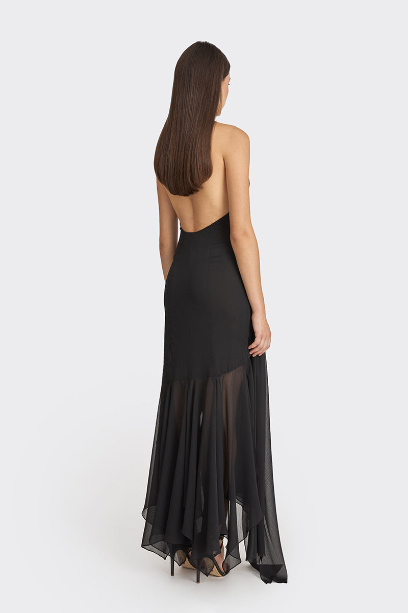 BETTA BLACK MAXI DRESS - CULT MIA