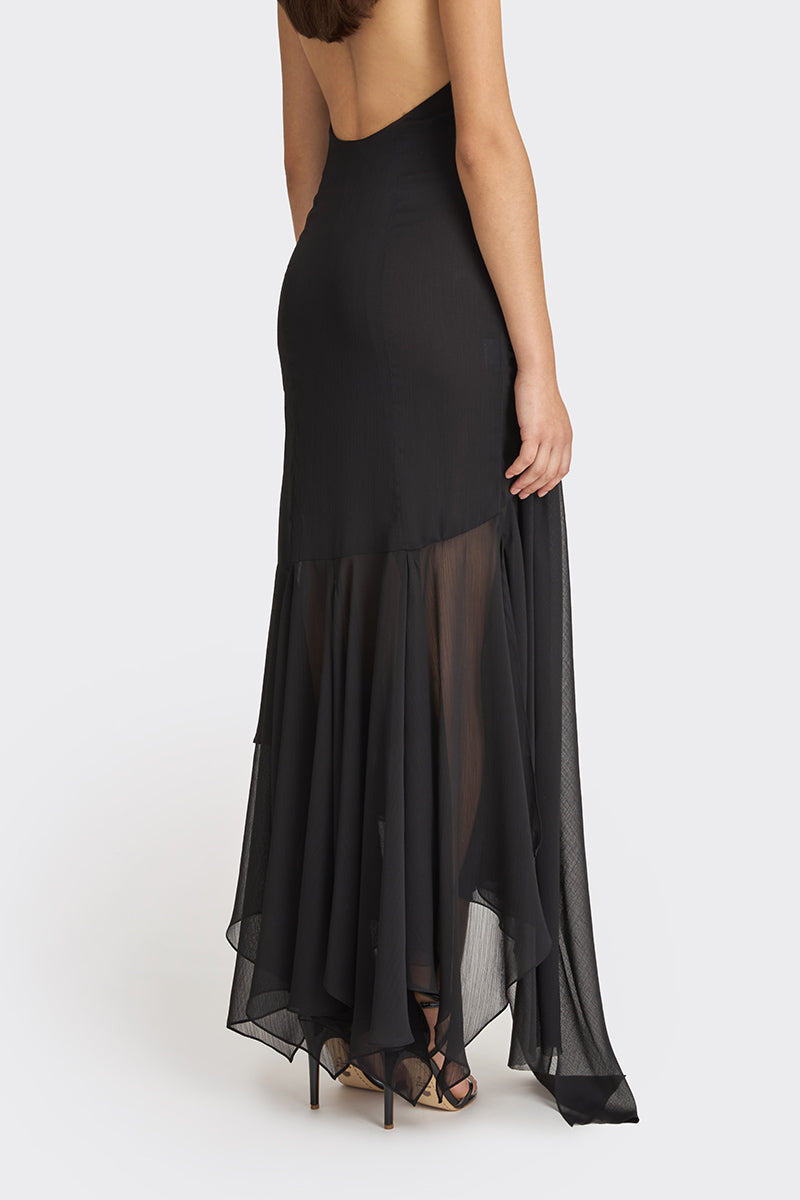 BETTA BLACK MAXI DRESS - CULT MIA