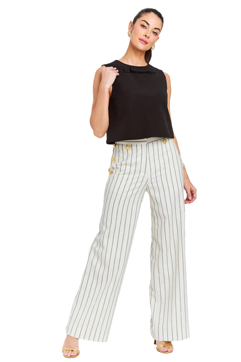 BIANCA BOW TOP IN BLACK - CULT MIA