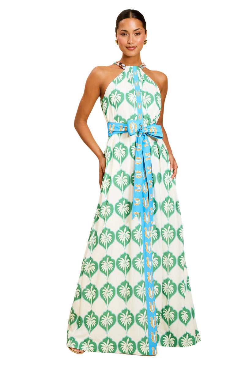 Bijou Halter Gown XS / Palm Bay Blue