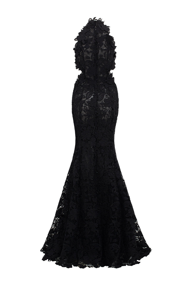 FLORAL GARDEN LACE MAXI DRESS - CULT MIA