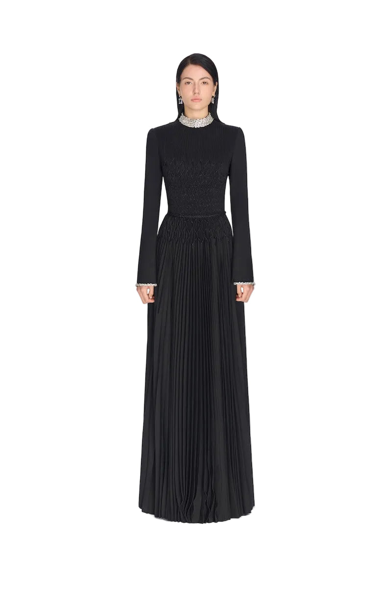 BLACK SMOCKED DRESS | CULT MIA | Montsand BLACK SMOCKED DRESS | CULT MIA | Montsand