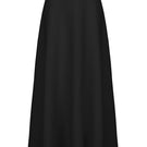 Black Nana Jacqueline Blaire maxi skirt featuring a flowing design and elegant silhouette.