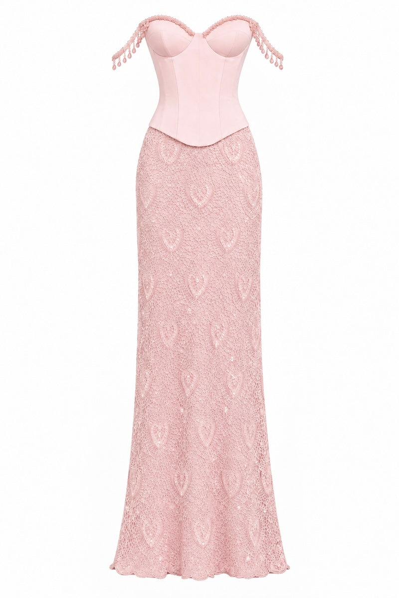FRENCH LACE CORSET GOWN
