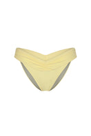 Nelblu Marea bikini bottom in blonde with full coverage, featuring a sleek, seamless design perfect for beachwear.