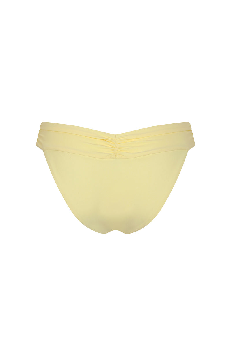 Nelblu MAREA bikini bottom with full coverage in blonde color, featuring a smooth, comfortable fit for beach or poolside wear.