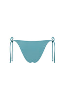 Nelblu SOL bikini bottom in stone blue with a smooth fabric finish, designed for a comfortable and stylish swimwear look.