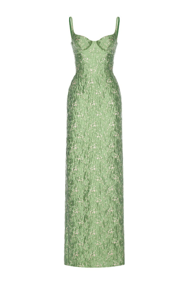 BROCADE BAMBOO DRESS - CULT MIA
