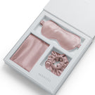 Manito Sleeping Beauty gift box in soft pink containing elegant hair accessories, perfect for special occasions.