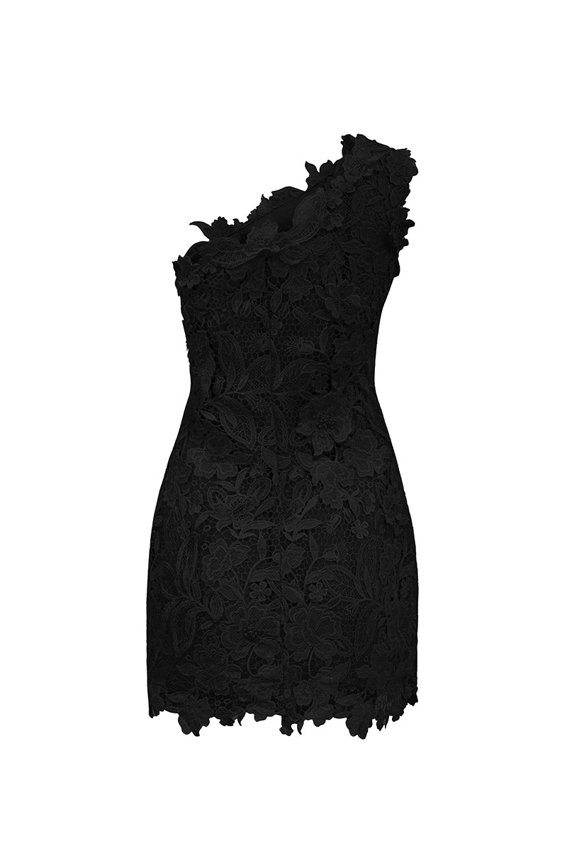 FLORAL GARDEN LACE MINI DRESS - CULT MIA