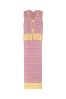 Vorn Design Camaria light blush co-ord set featuring a stylish matching top and pants for a chic, coordinated look.