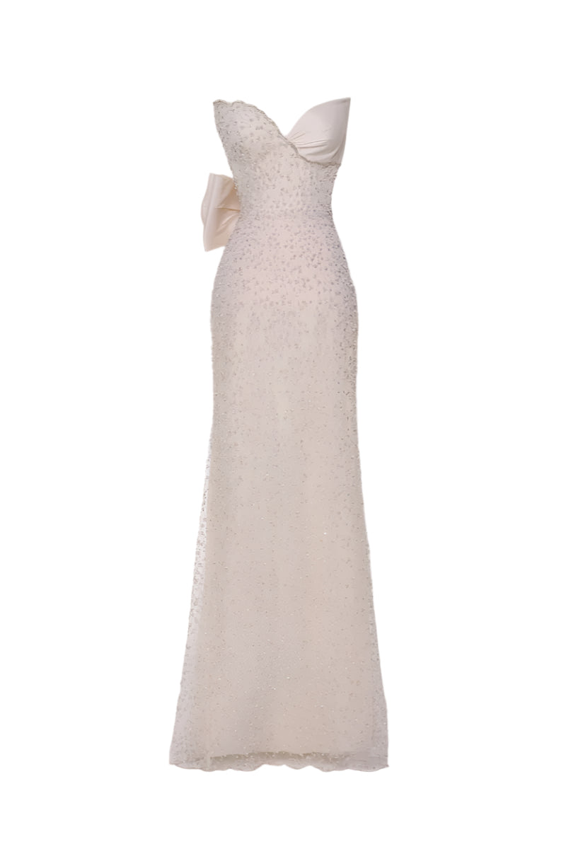CARLENDA DRESS IN VANILLA - CULT MIA