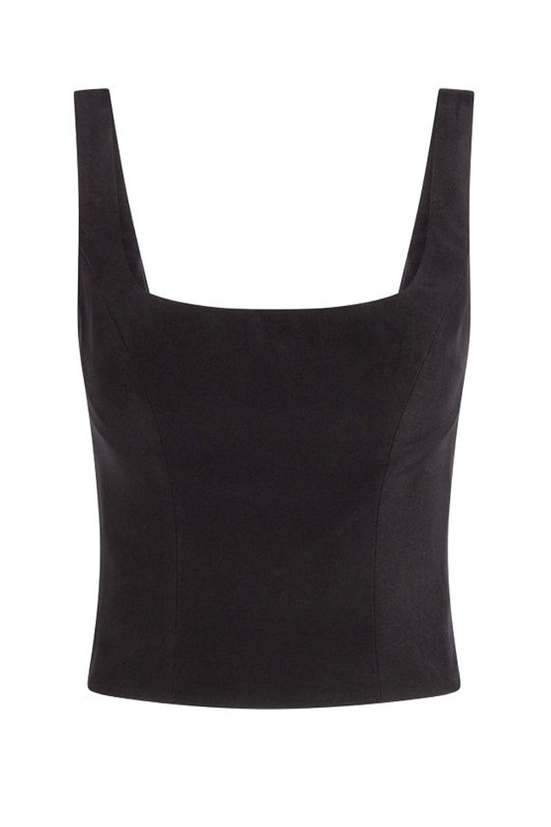BUSTIER IN BLACK - CULT MIA