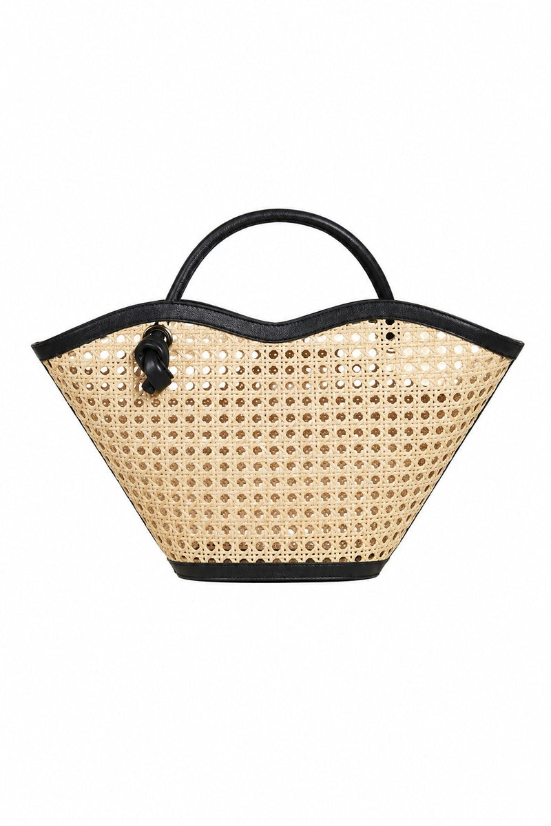 Black Cella Chair in FolkLore The Label's top handle bag with sleek design and structured silhouette.